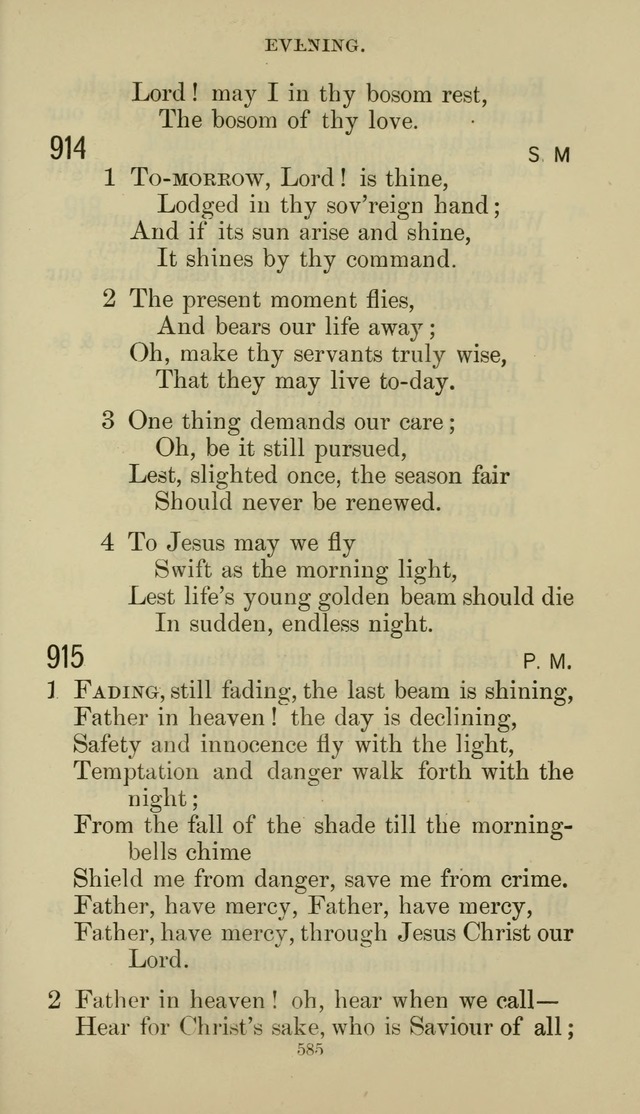 The Presbyterian Hymnal page 585