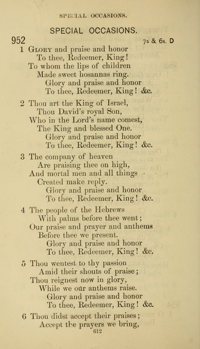 The Presbyterian Hymnal page 612