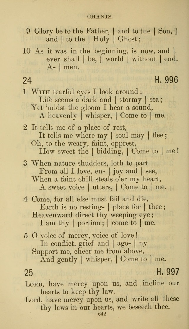 The Presbyterian Hymnal page 642