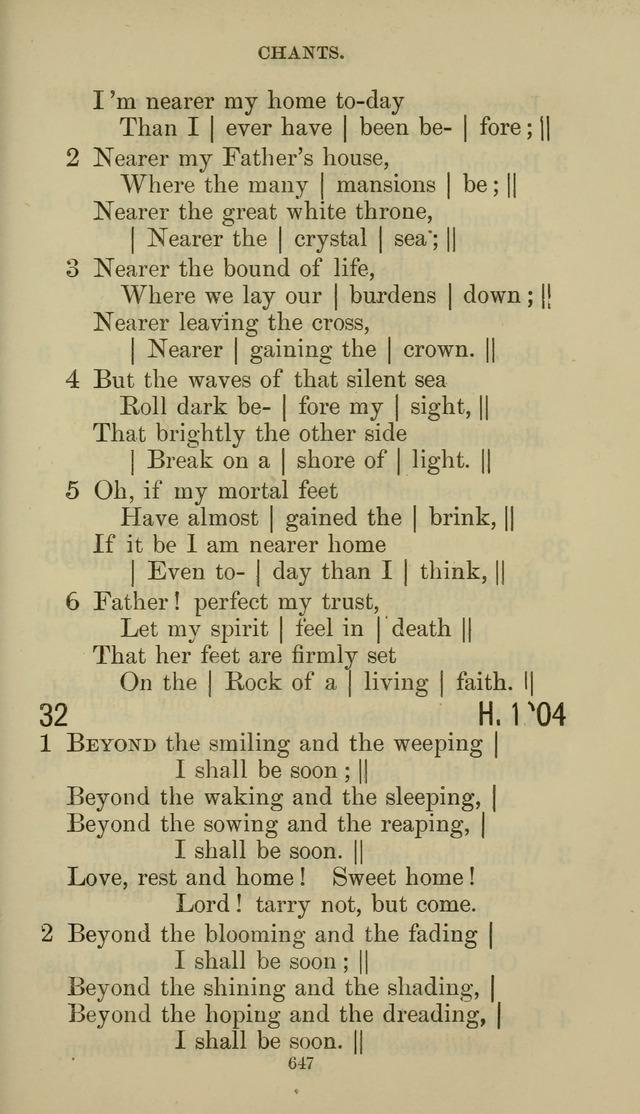 The Presbyterian Hymnal page 647