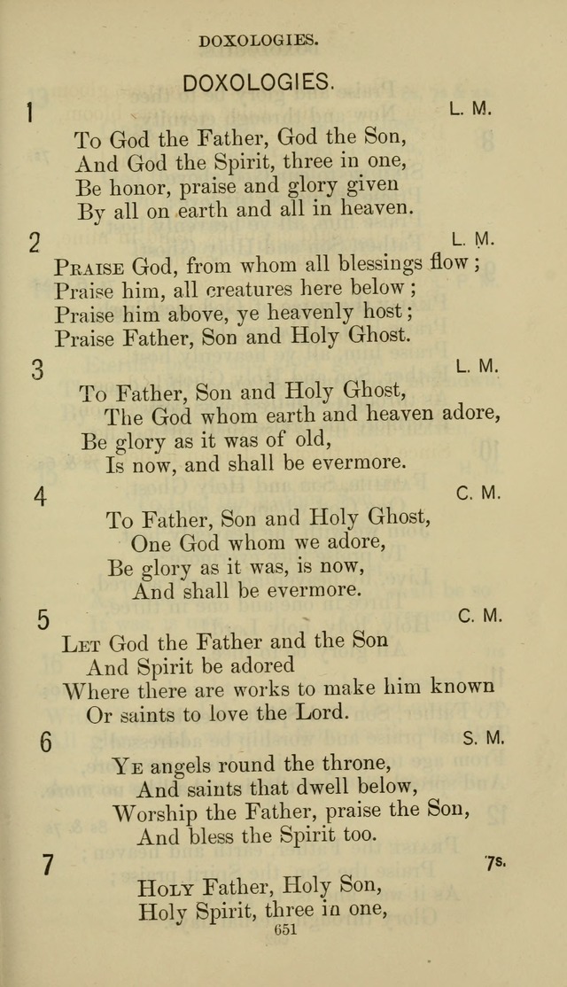 The Presbyterian Hymnal page 651