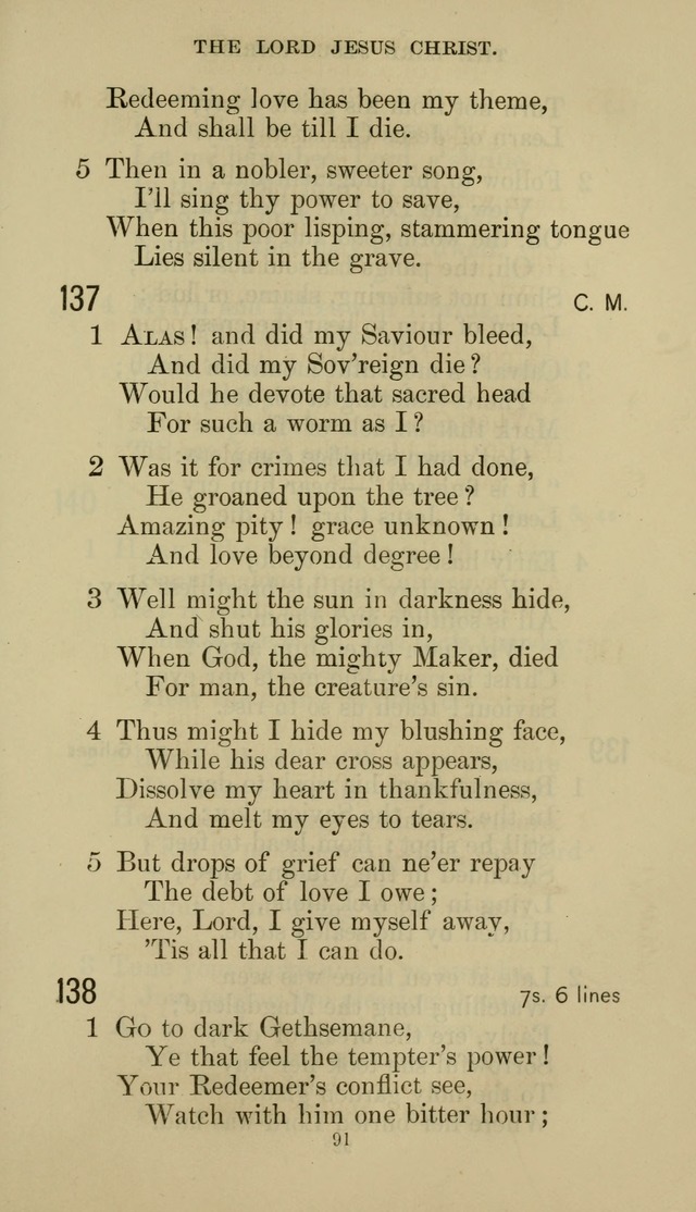 The Presbyterian Hymnal page 91