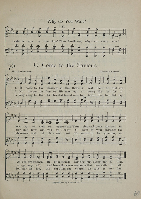 Praise in Song: for the Sunday school, the prayer meeting and the home page 63