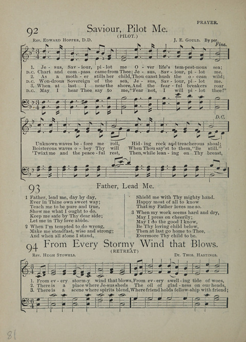 Praise in Song: for the Sunday school, the prayer meeting and the home page 76