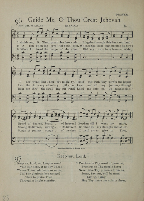 Praise in Song: for the Sunday school, the prayer meeting and the home page 78