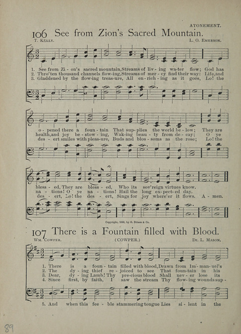 Praise in Song: for the Sunday school, the prayer meeting and the home page 84