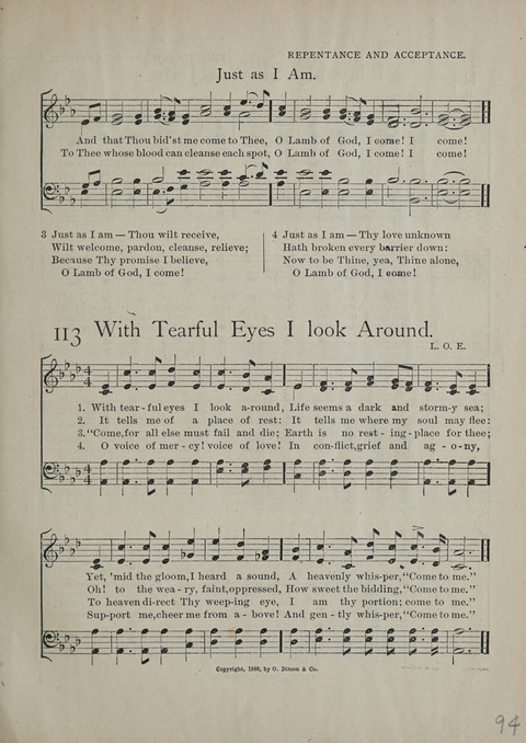 Praise in Song: for the Sunday school, the prayer meeting and the home page 89