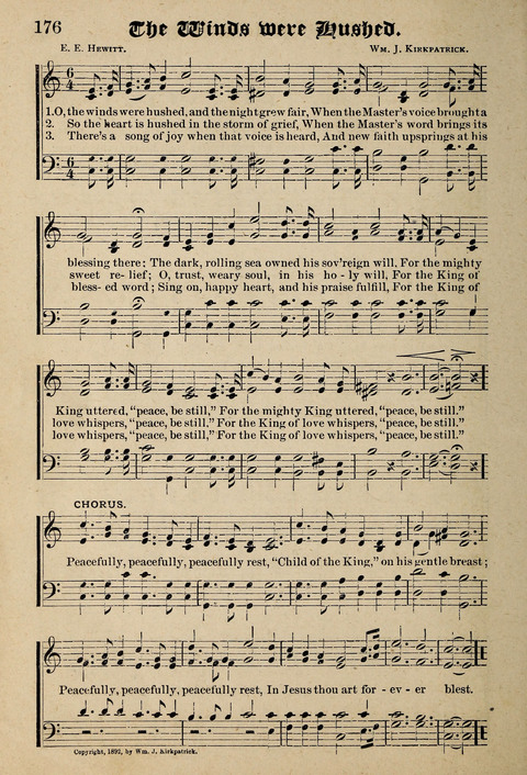 Praise in Song: a collection of hymns and sacred melodies page 176