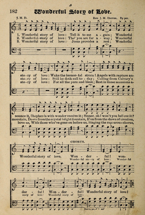 Praise in Song: a collection of hymns and sacred melodies page 182