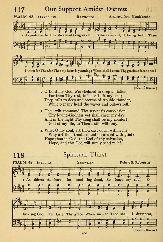 The Psalter: with responsive readings page 100