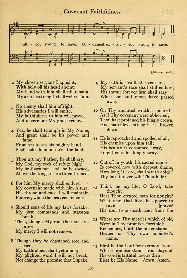 The Psalter: with responsive readings page 211