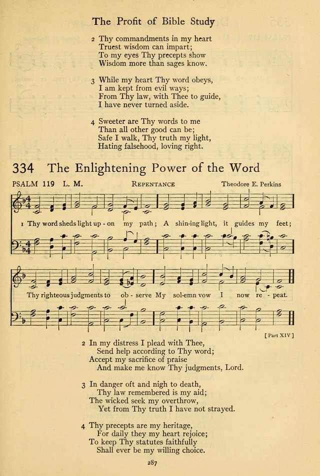 The Psalter: with responsive readings page 289