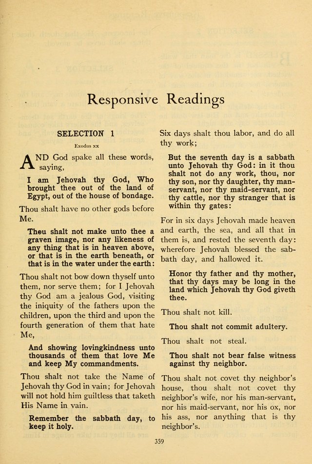 The Psalter: with responsive readings page 363