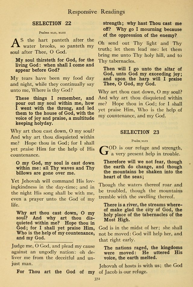 The Psalter: with responsive readings page 376