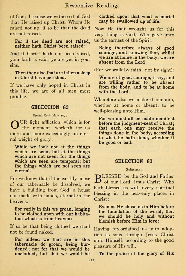 The Psalter: with responsive readings page 417