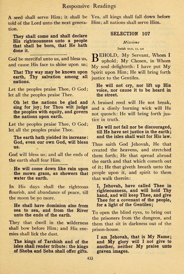 The Psalter: with responsive readings page 437