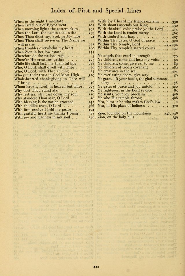 The Psalter: with responsive readings page 446