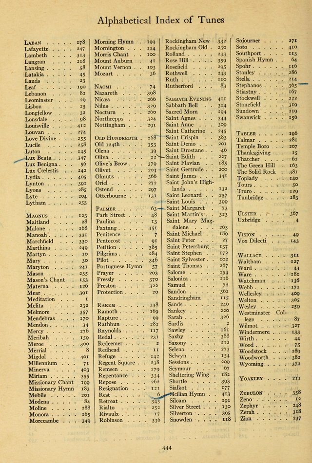 The Psalter: with responsive readings page 448