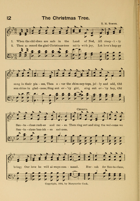 Primary Songs No. 2: for the primary class in the sabbath school and for use in the home, the kindergarten and day school page 12