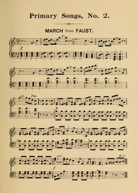 Primary Songs No. 2: for the primary class in the sabbath school and for use in the home, the kindergarten and day school page 3