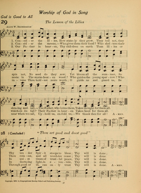 Pilgrim Songs (Number Two) page 27