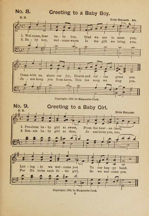 Primary Songs No. 3: for the primary department in the Sunday school, and for use in the home page 7