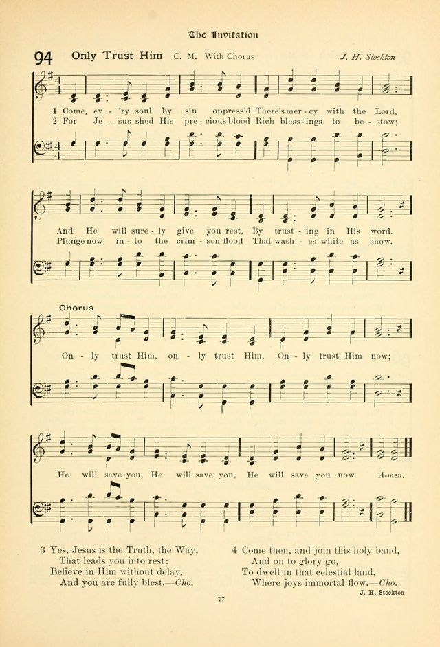 Praise Songs: a Collection of Hymns and Tunes page 90