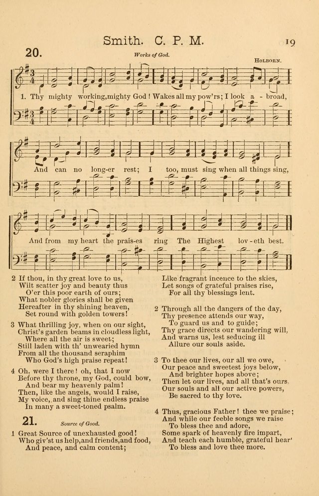 The Public School Hymnal: for the use of high schools and seminaries page 21