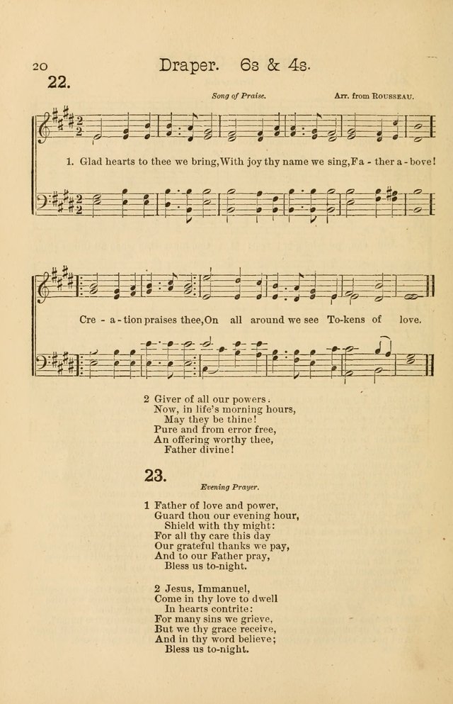 The Public School Hymnal: for the use of high schools and seminaries page 22