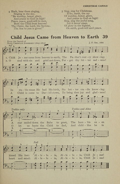 The Parish School Hymnal page 39