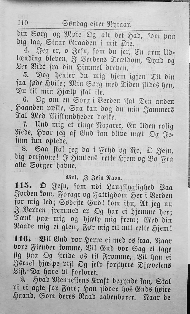 Psalmebog, udgiven af Synoden for den norske evangelisk-lutherske Kirke i Amerika (2nd ed.) page 116