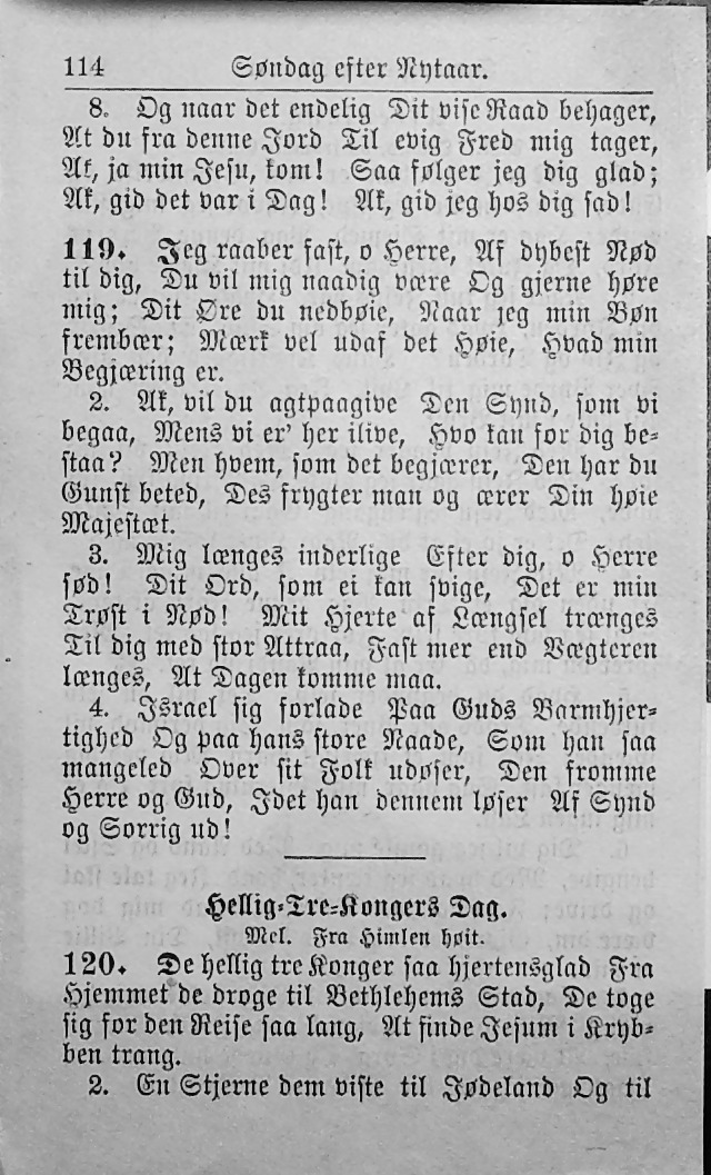 Psalmebog, udgiven af Synoden for den norske evangelisk-lutherske Kirke i Amerika (2nd ed.) page 120