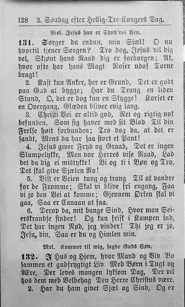 Psalmebog, udgiven af Synoden for den norske evangelisk-lutherske Kirke i Amerika (2nd ed.) page 134