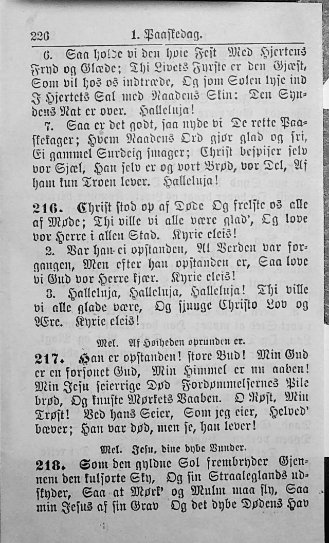 Psalmebog, udgiven af Synoden for den norske evangelisk-lutherske Kirke i Amerika (2nd ed.) page 232