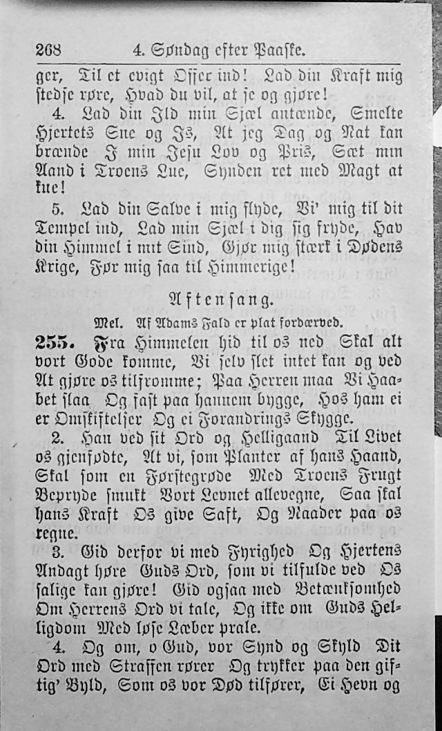 Psalmebog, udgiven af Synoden for den norske evangelisk-lutherske Kirke i Amerika (2nd ed.) page 274