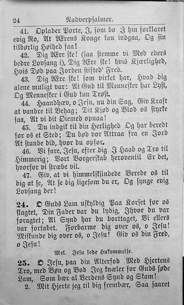 Psalmebog, udgiven af Synoden for den norske evangelisk-lutherske Kirke i Amerika (2nd ed.) page 29