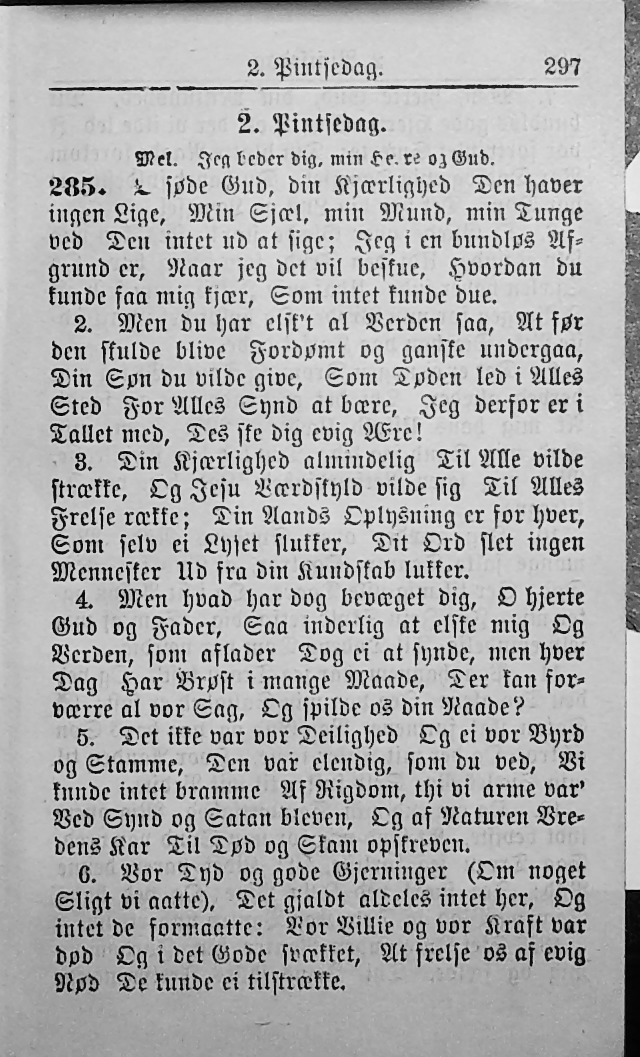 Psalmebog, udgiven af Synoden for den norske evangelisk-lutherske Kirke i Amerika (2nd ed.) page 303