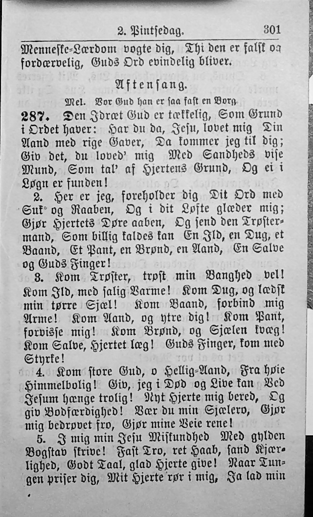 Psalmebog, udgiven af Synoden for den norske evangelisk-lutherske Kirke i Amerika (2nd ed.) page 307