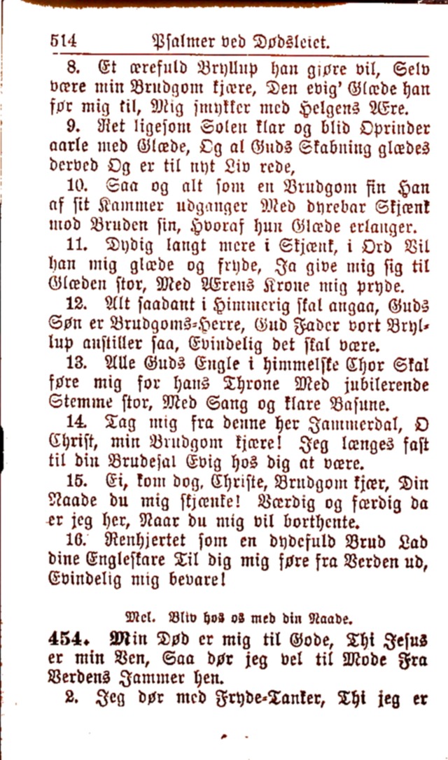 Psalmebog, udgiven af Synoden for den norske evangelisk-lutherske Kirke i Amerika (2nd ed.) page 520