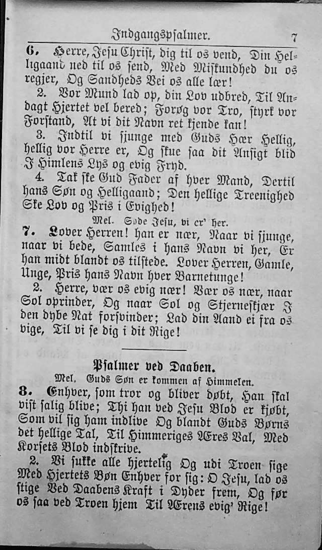 Psalmebog, udgiven af Synoden for den norske evangelisk-lutherske Kirke i Amerika (2nd ed.) page 8