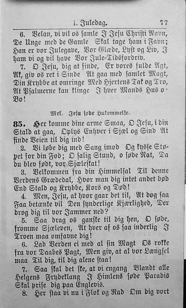 Psalmebog, udgiven af Synoden for den norske evangelisk-lutherske Kirke i Amerika (2nd ed.) page 83