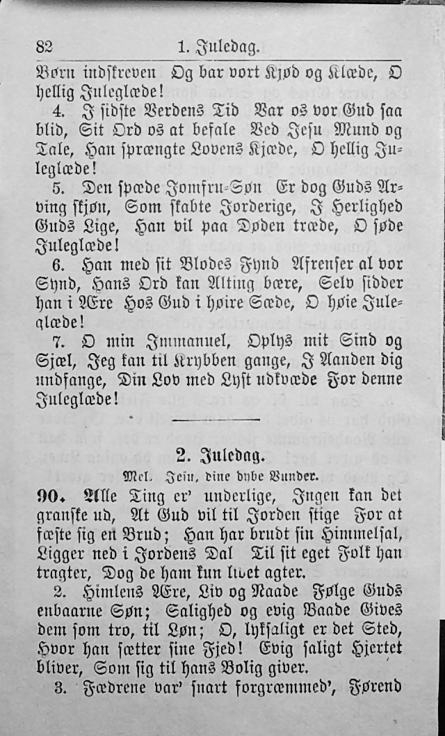 Psalmebog, udgiven af Synoden for den norske evangelisk-lutherske Kirke i Amerika (2nd ed.) page 88