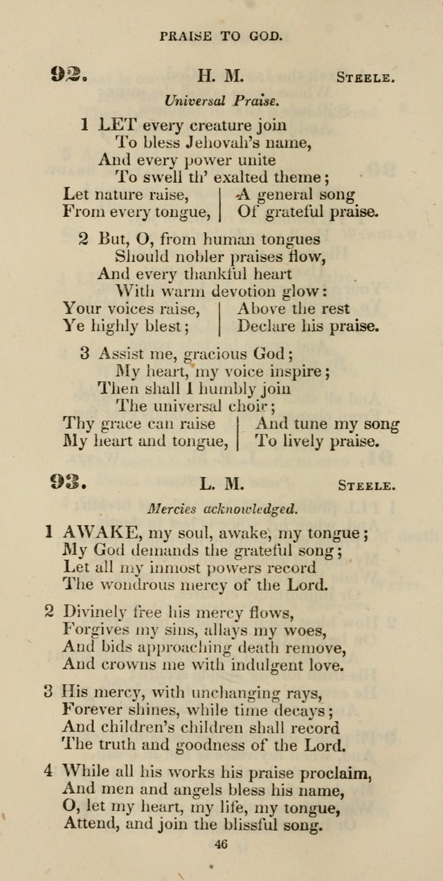 The Psalmist: a new collection of hymns for the use of Baptist churches; with a supplement page 106