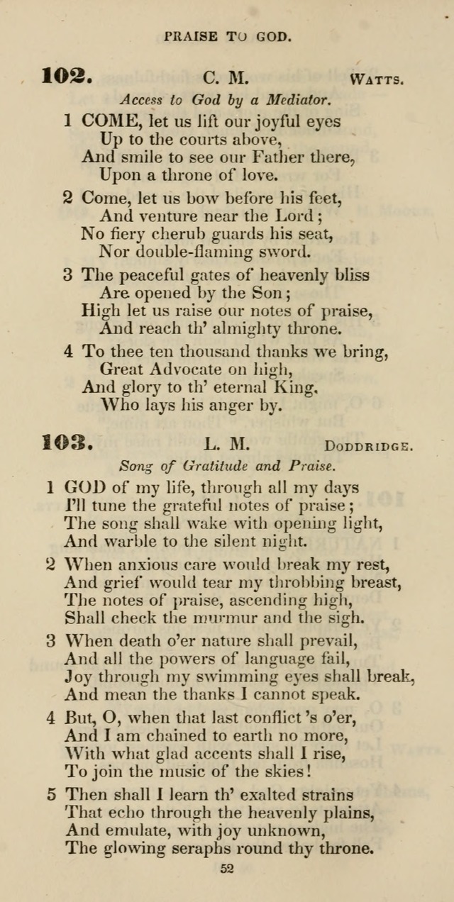 The Psalmist: a new collection of hymns for the use of Baptist churches; with a supplement page 112