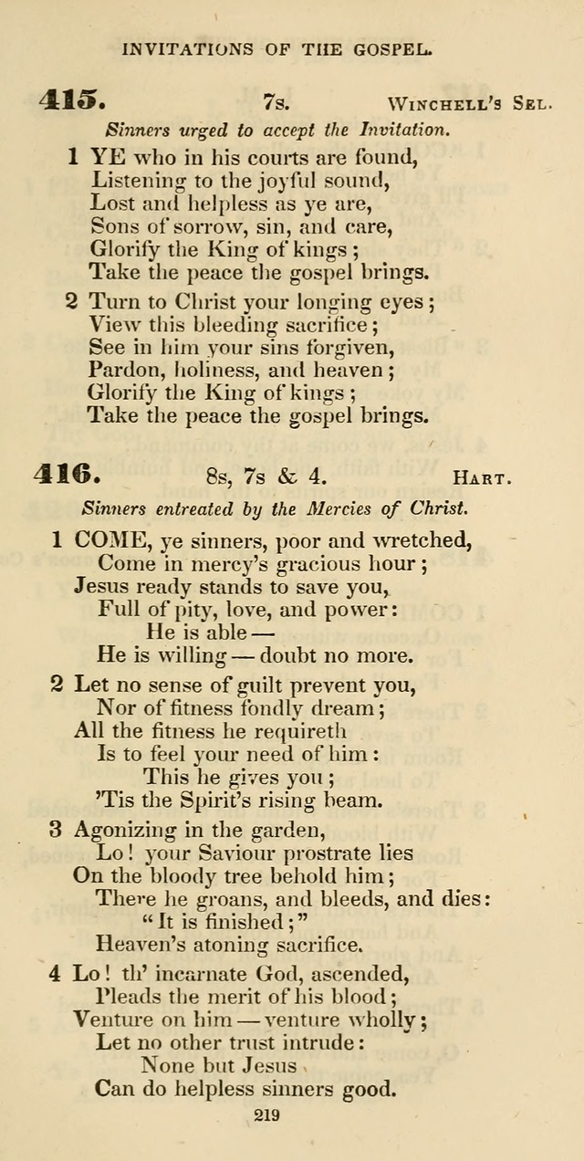 The Psalmist: a new collection of hymns for the use of Baptist churches; with a supplement page 279