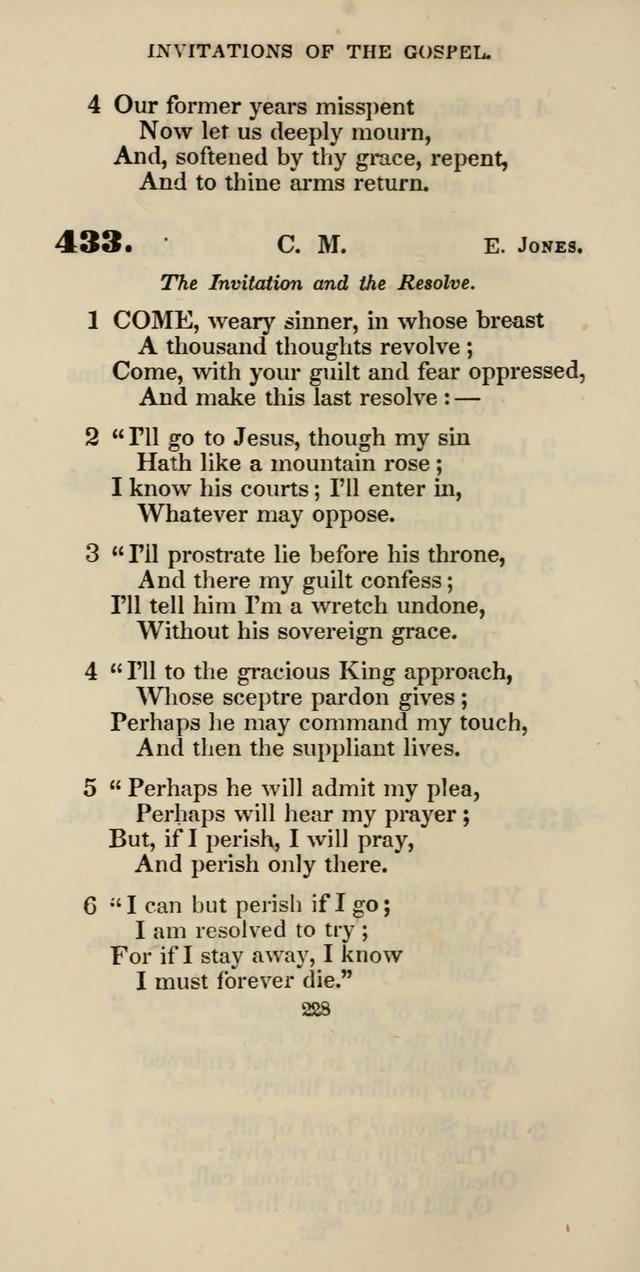 The Psalmist: a new collection of hymns for the use of Baptist churches; with a supplement page 288