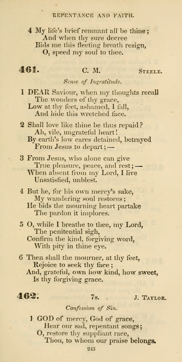 The Psalmist: a new collection of hymns for the use of Baptist churches; with a supplement page 303