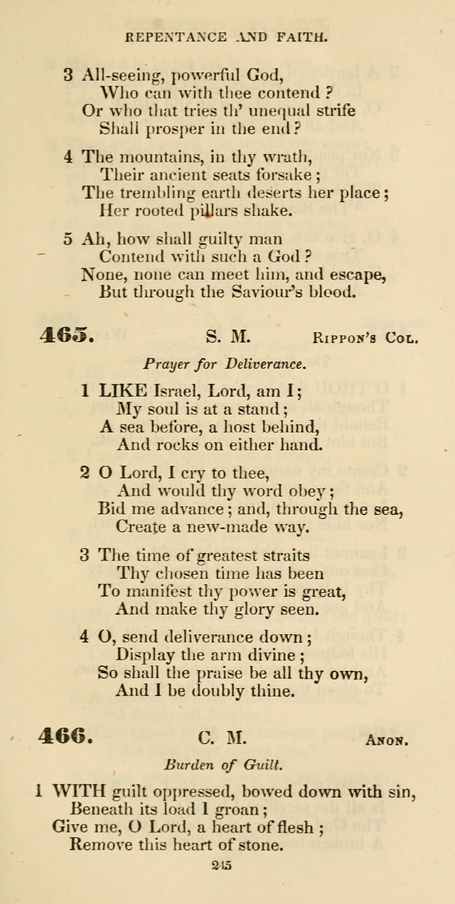 The Psalmist: a new collection of hymns for the use of Baptist churches; with a supplement page 305