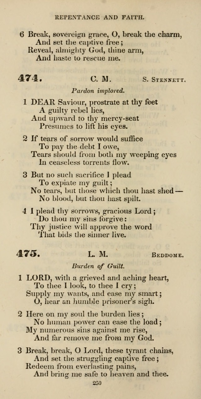 The Psalmist: a new collection of hymns for the use of Baptist churches; with a supplement page 310