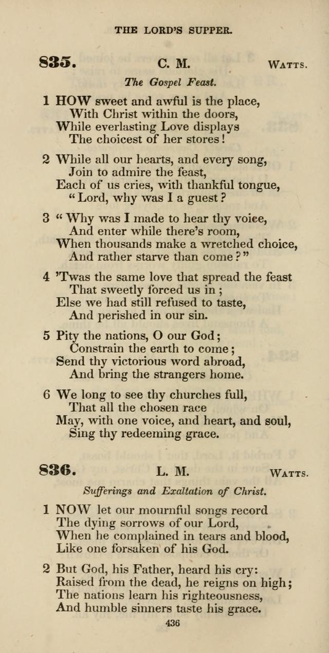 The Psalmist: a new collection of hymns for the use of Baptist churches; with a supplement page 496